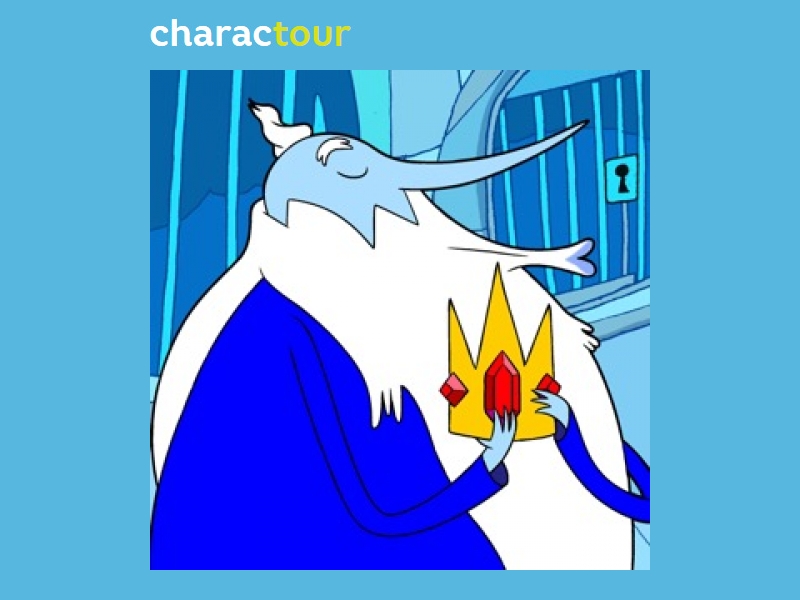 Ice King from Adventure Time CharacTour