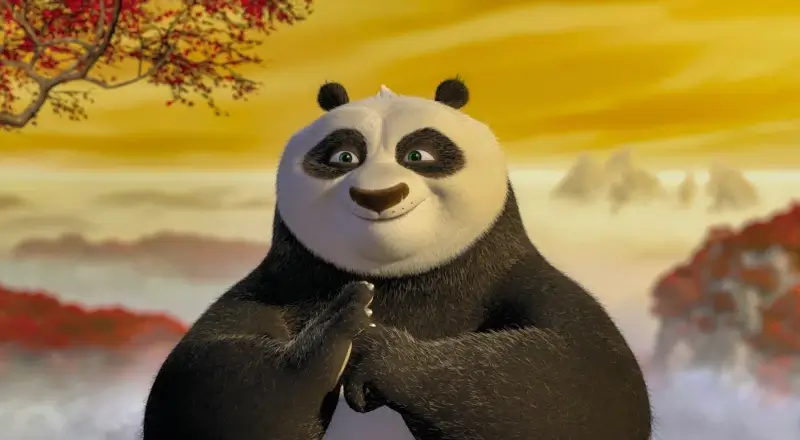 kung fu panda face close up