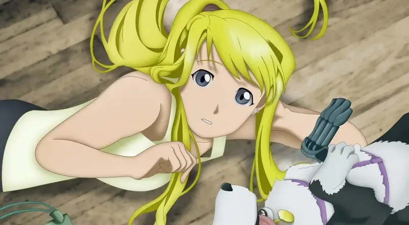 Winry Rockbell Edward GIF - Winry Rockbell Edward Full Metal Alchemist -  Discover & Share GIFs